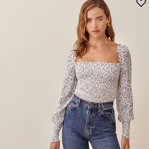 Reformation Pinto Top in Canal